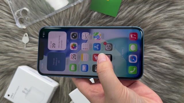 Apple iPhone 13 256GB Xanh Like New. Mua bán Điện thoại tại Quận Ngô Quyền Hải Phòng được đăng bởi lê thanh thuỷ hình 1