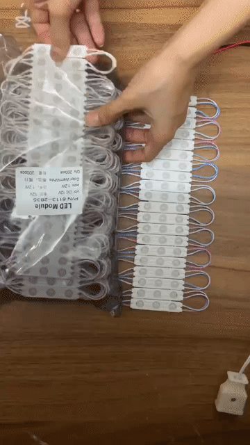 Đèn LED Hắt Modun 3 bóng - dây F5- Nguồn 12V. Mua bán Đèn tại Quận Cẩm Lệ Đà Nẵng được đăng bởi Thiệt bị điện HT hình 1