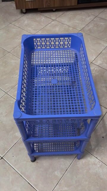 Kệ đựng bát nhựa 3 tầng Xanh dương. Mua bán Dụng cụ nhà bếp tại Quận Tây Hồ Hà Nội được đăng bởi hải nguyễn hình 1