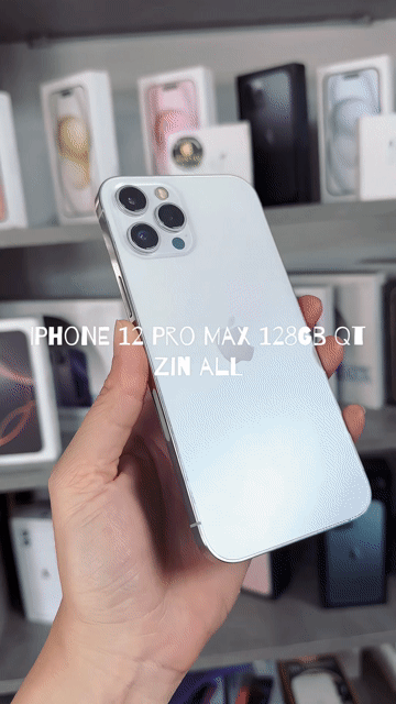 Apple iPhone 12 Pro Max 128GB Bạc 98%. Mua bán Điện thoại tại Thị xã Bến Cát Bình Dương được đăng bởi Boss Táo hình 1