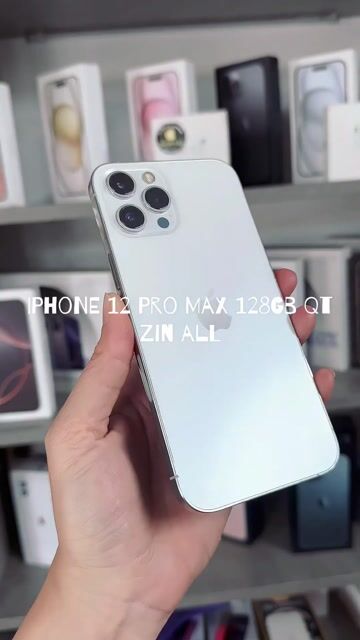 Apple iPhone 12 Pro Max 128GB Bạc 98%. Mua bán Điện thoại tại Thị xã Bến Cát Bình Dương được đăng bởi Boss Táo hình 1