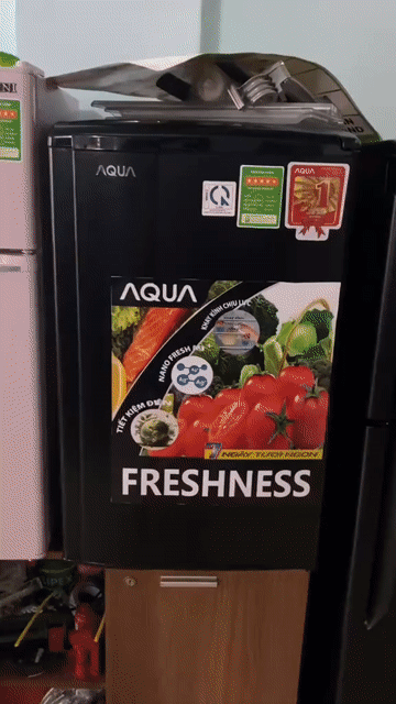Tủ lạnh Aqua 93 lít màu Đen. Mua bán Tủ lạnh tại Huyện Hóc Môn Tp Hồ Chí Minh được đăng bởi ĐIỆN LẠNH HẢI DI HÓC MÔN hình 1