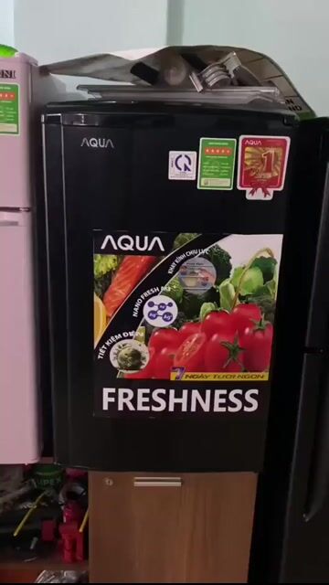 Tủ lạnh Aqua 93 lít màu Đen. Mua bán Tủ lạnh tại Huyện Hóc Môn Tp Hồ Chí Minh được đăng bởi ĐIỆN LẠNH HẢI DI HÓC MÔN hình 1