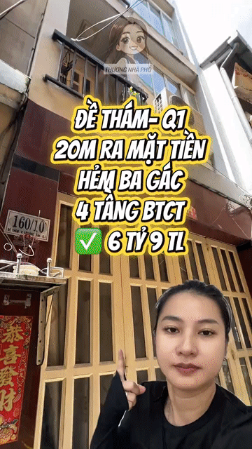 Mua bán Nhà ở Quận 1 Tp Hồ Chí Minh giá 6,9 tỷ