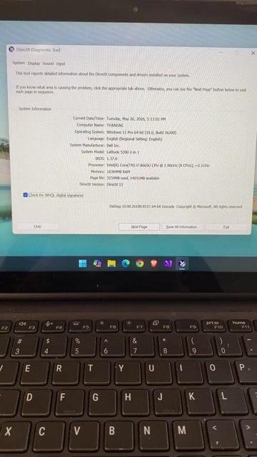 Dell 5300 2in1 cảm ứng 360 i7 Gen 8 16GB. Mua bán Laptop tại Huyện Cư M'gar Đắk Lắk được đăng bởi NT hình 1