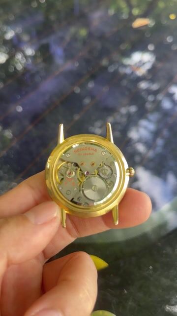 Đồng hồ Seiko Crown Vàng 14k Cót tay 36.5mm. Mua bán Đồng hồ tại Quận Cẩm Lệ Đà Nẵng được đăng bởi Hùng1985 hình 1
