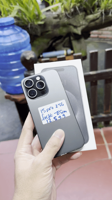 15 Pro 256GB lock - giao lưu - góp. Mua bán Điện thoại tại Quận Gò Vấp Tp Hồ Chí Minh được đăng bởi Quảng Phạm Mua Iphone Lock và QT  HCM hình 1