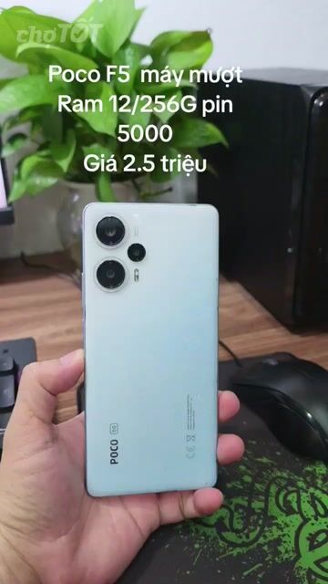 POCO F5 12GB/256GB zin mượt, game tốt, thanh lý rẻ. Mua bán Điện thoại tại Quận Hà Đông Hà Nội được đăng bởi Shop Điện Thoại Cũ Zin hình 1