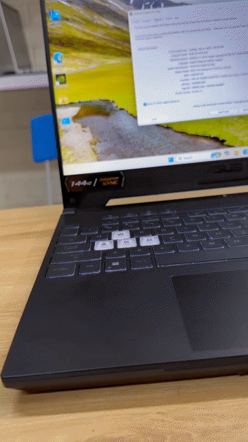 Asus Tuf Gaming FX507 i7 12700H RTX 3050Ti BH 2027. Mua bán Laptop tại Quận Hoàng Mai Hà Nội được đăng bởi Hoàng Bách Computer hình 1