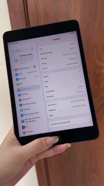 Apple iPad mini 5 64GB Xám. Mua bán Máy tính bảng tại Quận Hoàng Mai Hà Nội được đăng bởi Lã Bình iPad hình 1