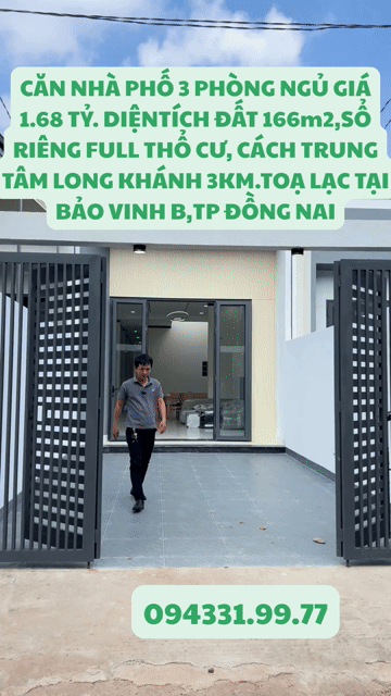 Mua bán Nhà ở Thành phố Long Khánh Đồng Nai diện tích 168 m² giá 1,68 tỷ