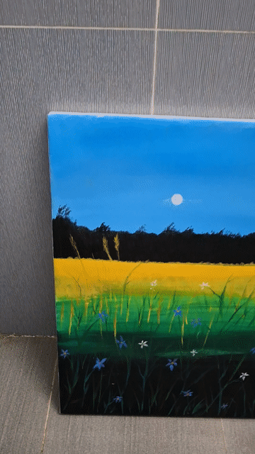 Tranh sơn dầu phong cảnh 60x40cm đa sắc. Mua bán Đồ sưu tầm, đồ cổ tại Quận 4 Tp Hồ Chí Minh được đăng bởi Hạnh hình 1