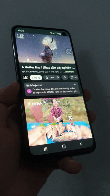Samsung S10E ram 6gb xài chữa cháy mê. Mua bán Điện thoại tại Quận Gò Vấp Tp Hồ Chí Minh được đăng bởi Trần Gia Bảo hình 1
