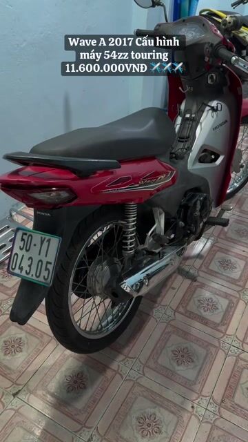 Honda Wave A 2017 54zz. Mua bán Xe máy tại Quận Tân Phú Tp Hồ Chí Minh được đăng bởi Quang Vinh hình 1