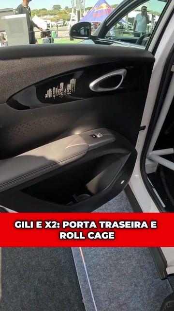 GILI E X2: PORTA TRASEIRA E ROLL CAGE