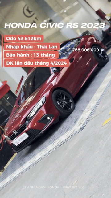 Honda Civic 2023 RS. Mua bán Ô tô tại Quận Bình Tân Tp Hồ Chí Minh được đăng bởi Thanh Ngân hình 1