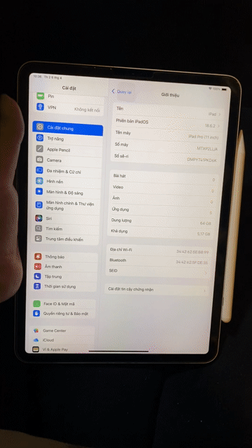 Apple iPad Pro 2018 11 inch 64GB. Mua bán Máy tính bảng tại Quận 7 Tp Hồ Chí Minh được đăng bởi Long Hoàng hình 1