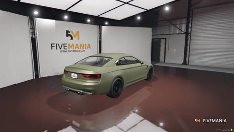 FIVEM Audi A5 Coupe | Realistic Sports Car [Unbadged] Add-On | Interior & Exterior | Working Lights | Realistic Handling | Optimized | Fivem Ready | High Quality, video preview