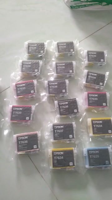 Mực in Epson chính hãng cho máy P607 và T60 . Mua bán Đồ dùng văn phòng tại Quận Bình Tân Tp Hồ Chí Minh được đăng bởi Trần Bình  hình 1