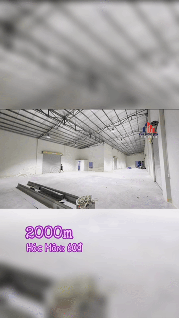 Cho thuê Văn phòng, Mặt bằng kinh doanh Huyện Hóc Môn Tp Hồ Chí Minh diện tích 2000 m² giá 59 triệu/tháng