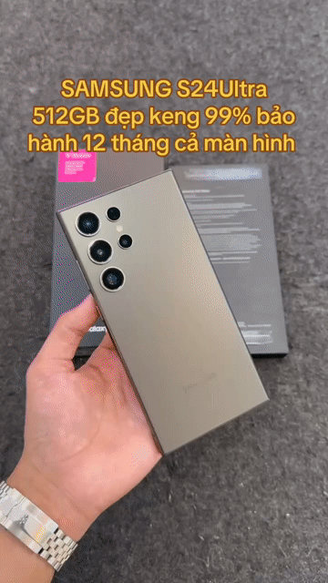 Samsung S24 Ultra Đen 512GB 99% SSVN. Mua bán Điện thoại tại Quận 10 Tp Hồ Chí Minh được đăng bởi Trần Như Ngọc hình 1