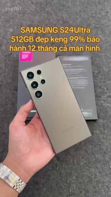 Samsung S24 Ultra Đen 512GB 99% SSVN. Mua bán Điện thoại tại Quận 10 Tp Hồ Chí Minh được đăng bởi Trần Như Ngọc hình 1