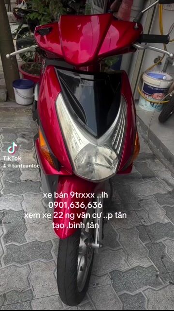 Honda Click 100 Đỏ. Mua bán Xe máy tại Quận Bình Tân Tp Hồ Chí Minh được đăng bởi TUẤN  hình 1