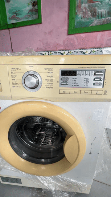 Máy giặt LG cửa trước 7kg DirectDrive Trắng. Mua bán Máy giặt tại Thành phố Thủ Dầu Một Bình Dương được đăng bởi be ken hình 1
