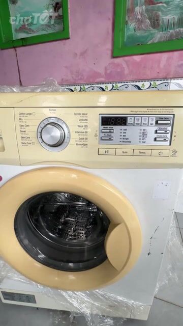 Máy giặt LG cửa trước 7kg DirectDrive Trắng. Mua bán Máy giặt tại Thành phố Thủ Dầu Một Bình Dương được đăng bởi be ken hình 1