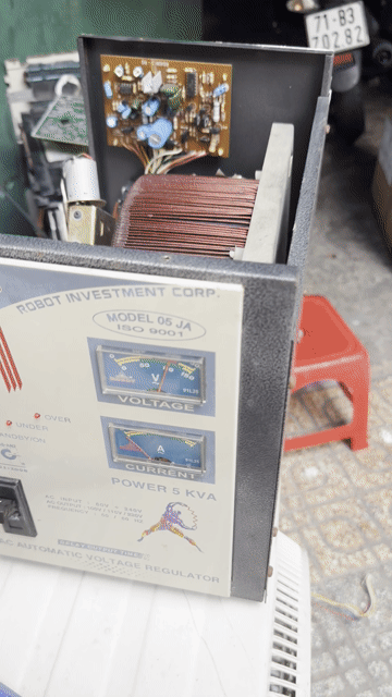 Ổn áp Robot 5 KVA 60-240V. Mua bán Nội thất, đồ gia dụng khác tại Thành phố Bến Tre Bến Tre được đăng bởi Nhật Tâm hình 1