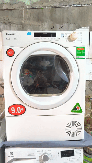 máy sấy quần áo 9kg candy, máy zin xài tốt có ship. Mua bán Máy giặt tại Quận 12 Tp Hồ Chí Minh được đăng bởi Hà Trung Hiếu hình 1