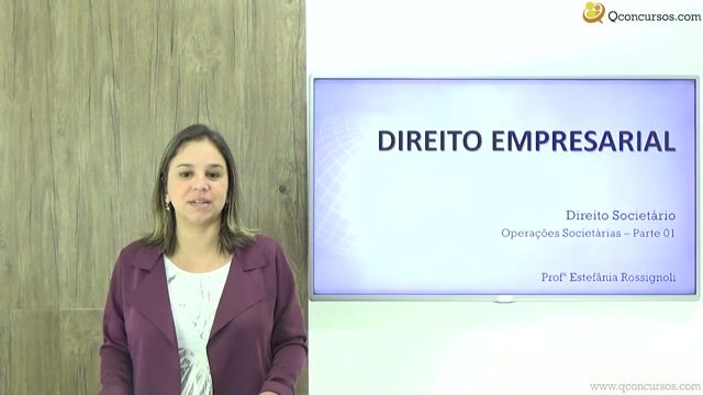 Operações Societárias – Parte 01