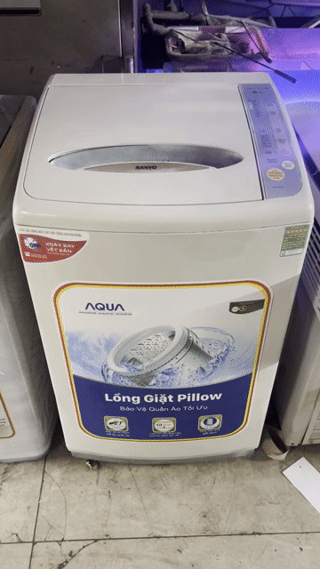 ( 1.5) Máy giặt Sanyo 7kg cửa trên. Mua bán Máy giặt tại Quận 7 Tp Hồ Chí Minh được đăng bởi TH Điện lạnh giá rẻ siêu rẻ HCM hình 1