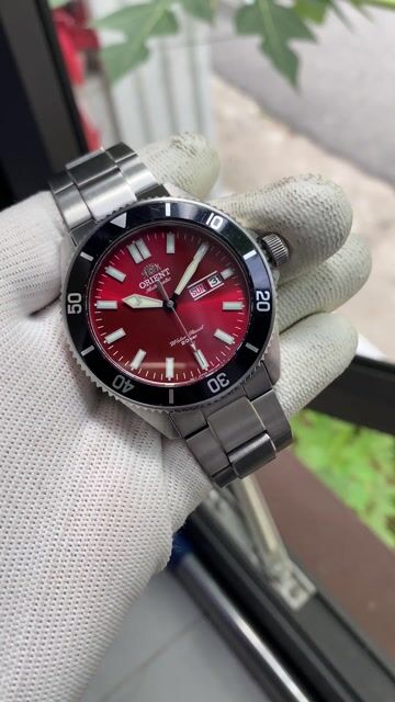 Đồng hồ Orient Diver 200m Đỏ mận. Mua bán Đồng hồ tại Huyện Thuỷ Nguyên Hải Phòng được đăng bởi Phạm văn thành hình 1