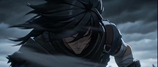 Mecha Swordsman Battle Comic Style