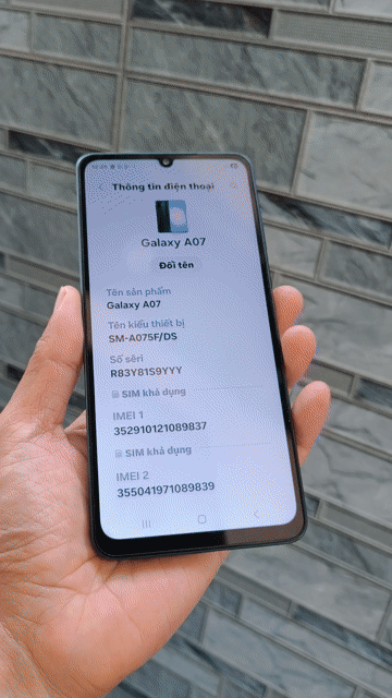 Samsung A07 128GB Xanh Đã sử dụng. Mua bán Điện thoại tại Huyện Đất Đỏ Bà Rịa - Vũng Tàu được đăng bởi Tuan Pham hình 1