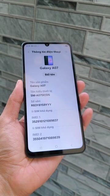 Samsung A07 128GB Xanh Đã sử dụng. Mua bán Điện thoại tại Huyện Đất Đỏ Bà Rịa - Vũng Tàu được đăng bởi Tuan Pham hình 1