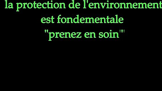 L'écologie, un pari à tenir