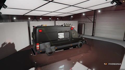 FIVEM Bloodrunner | Armored Combat Van [Unbadged] Add-On | Custom Armor | Spikes | Working Lights | Grille Guard | Optimized | Fivem Ready | High Quality, video preview