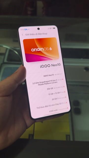 iQOO Neo10 12/256GB Đen Snapdragon 8 Gen 3. Mua bán Điện thoại tại Thành phố Nam Định Nam Định được đăng bởi Trí Dũng Store hình 1
