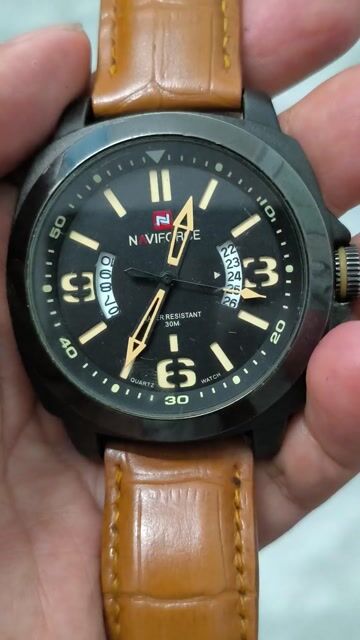 Đồng hồ Naviforce NF9062M Nam dây da. Mua bán Đồng hồ tại Thành phố Huế Thừa Thiên Huế được đăng bởi Shop LucyHoang hình 1