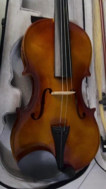 Đàn violin gỗ nâu. Mua bán Nhạc cụ tại Huyện Bình Chánh Tp Hồ Chí Minh được đăng bởi ĐỒ CỦ SÀI GÒN hình 1