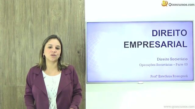 Operações Societárias – Parte 03