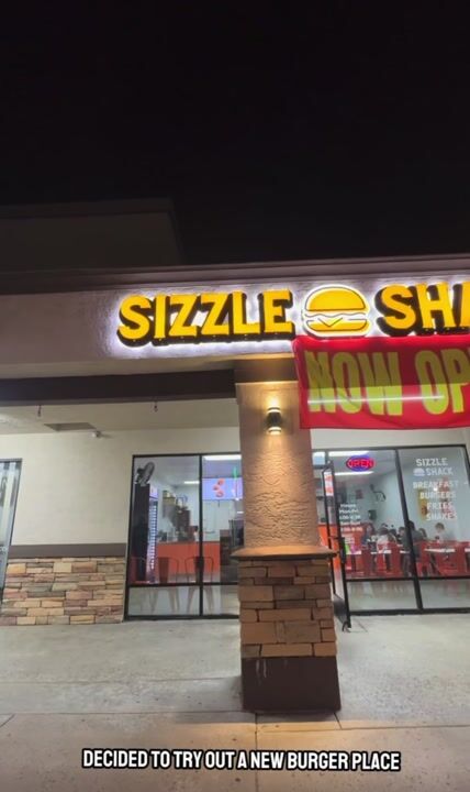 Burger needs were met! 