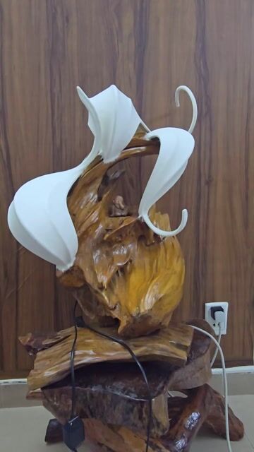 Đồ trang trí Gỗ lũa Nâu. Mua bán Đèn tại Quận 10 Tp Hồ Chí Minh được đăng bởi Thai Decor Đèn Gỗ hình 1