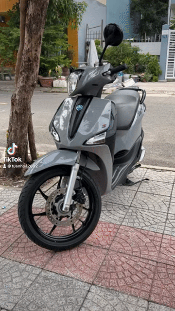 Piaggio Liberty S 2023 Xám 15711 km. Mua bán Xe máy tại Quận Cẩm Lệ Đà Nẵng được đăng bởi Hòa ở gần cầu Nguyễn Tri Phương hình 1