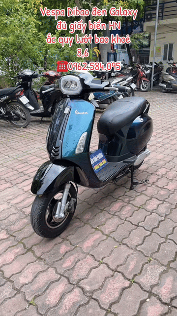 Xe máy điện Dibao Vespa Galaxy biển HN. Mua bán Xe máy tại Quận Cầu Giấy Hà Nội được đăng bởi Xe điện Bình Phương hình 1
