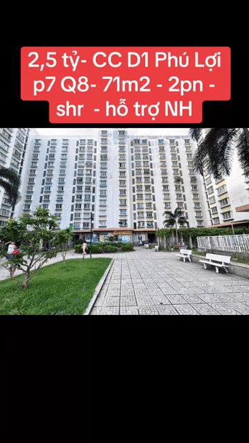 Mua bán Căn hộ Chung cư Khu dân cư Phú Lợi Quận 8 Tp Hồ Chí Minh diện tích 71 m² giá 2,5 tỷ