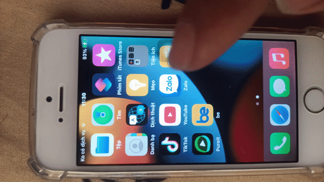Apple iPhone SE 16GB Trắng ít sài pin mới thay. Mua bán Điện thoại tại Quận Tân Bình Tp Hồ Chí Minh được đăng bởi kỳ minh hình 1