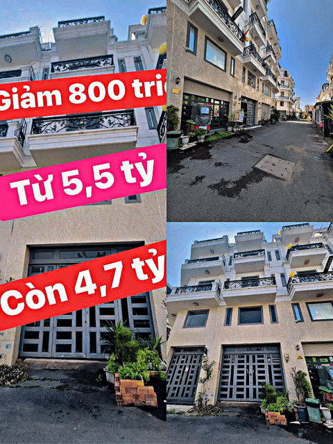 Mua bán Nhà ở Quận 12 Tp Hồ Chí Minh diện tích 54 m² giá 4,7 tỷ